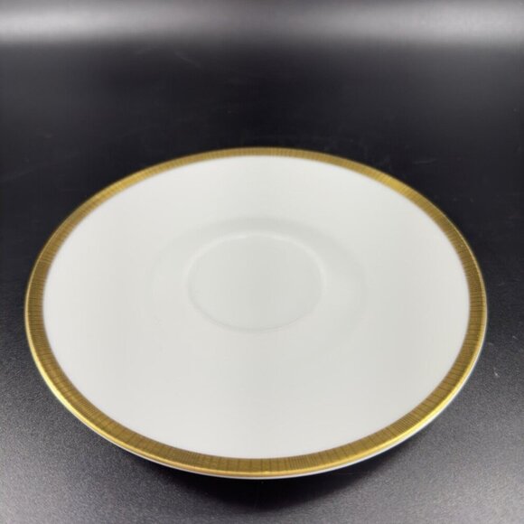 VTG Rosenthal Germany 3680 White Gold Band Black Lines Tea Cup And Saucer Set - Picture 14 of 14